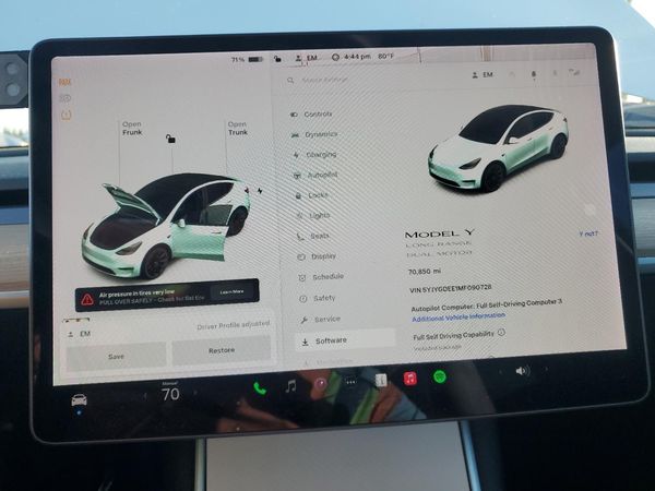 2021 TESLA MODEL Y — ODOM