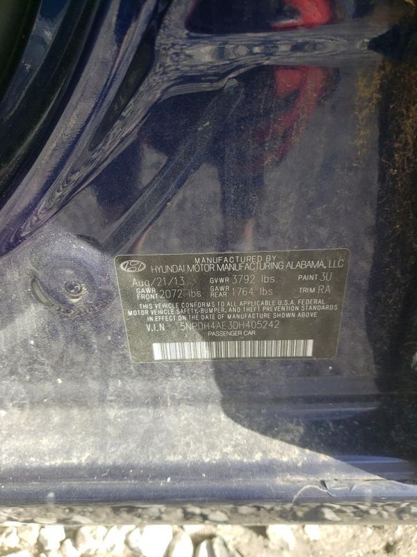 2013 HYUNDAI ELANTRA
