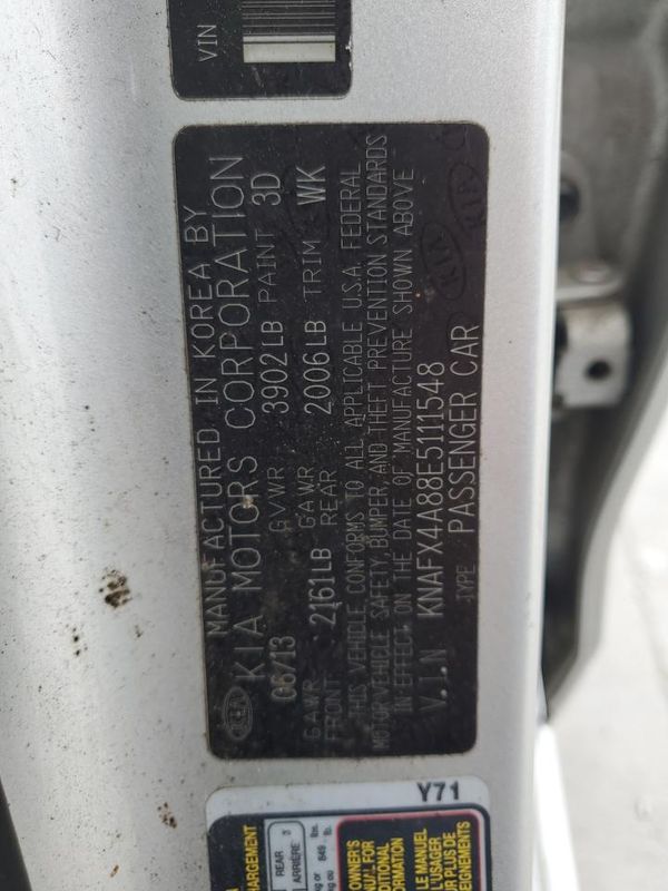 2014 KIA FORTE
