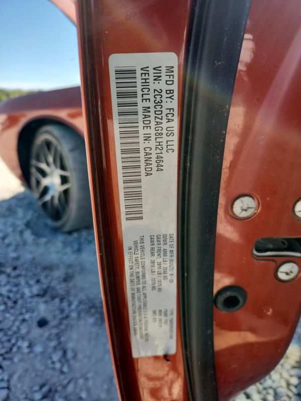 2020 DODGE CHALLENGER SXT