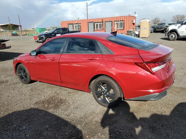 2021 HYUNDAI ELANTRA Blue