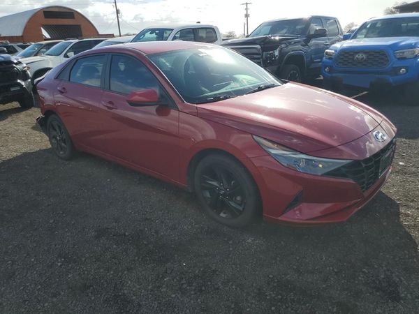 2021 HYUNDAI ELANTRA Blue