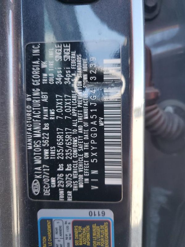 2018 KIA SORENTO