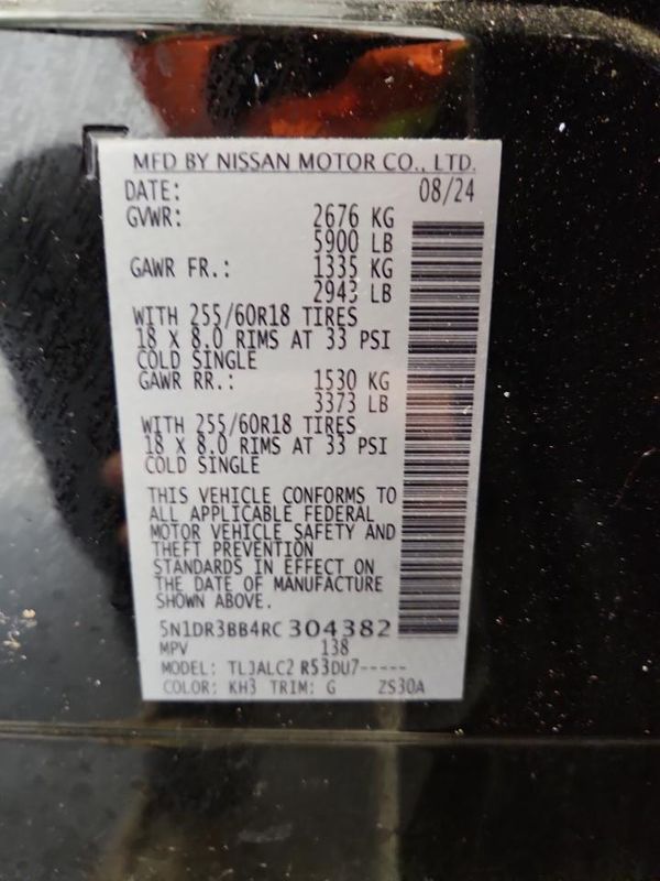 2024 NISSAN PATHFINDER SV