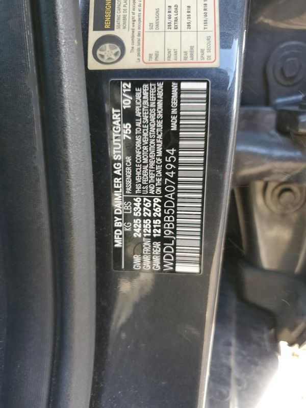 2013 MERCEDES-BENZ CLS CLS550 4-MATIC