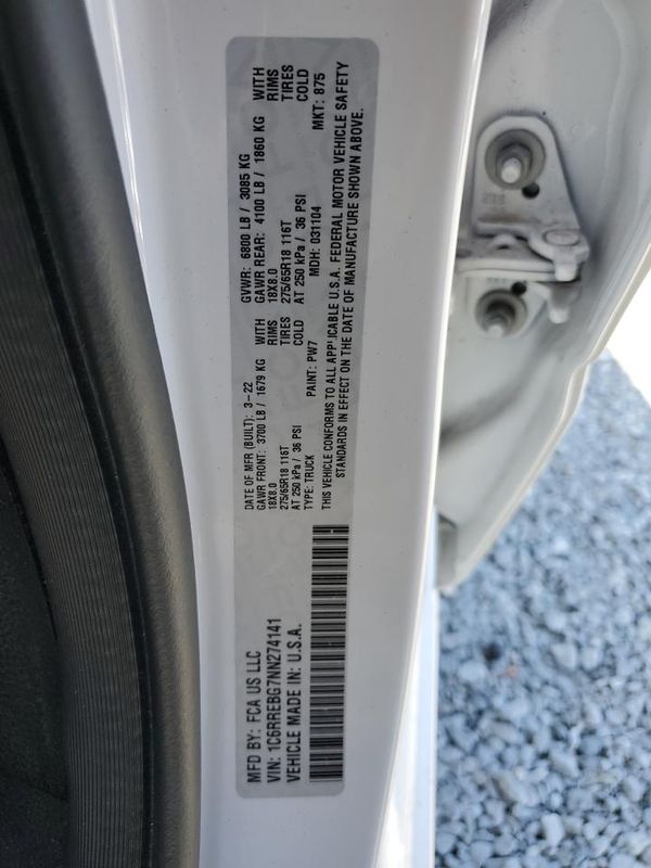2022 RAM 1500 Big Horn, Lone Star