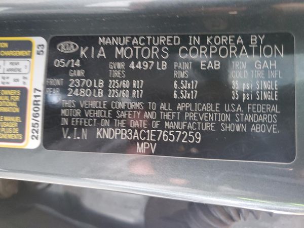 2014 KIA SPORTAGE