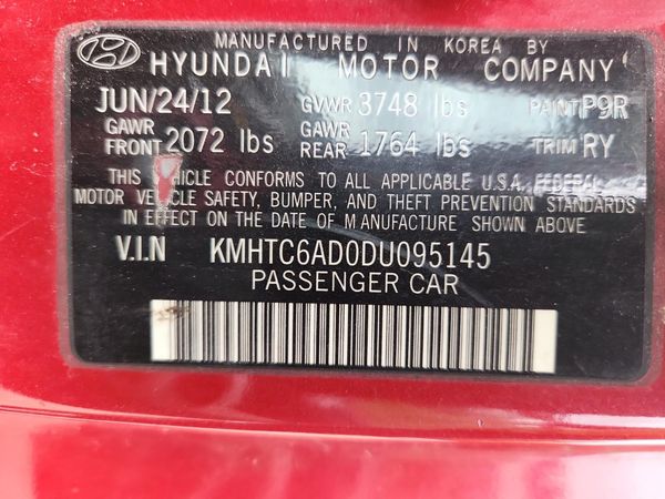 2013 HYUNDAI VELOSTER