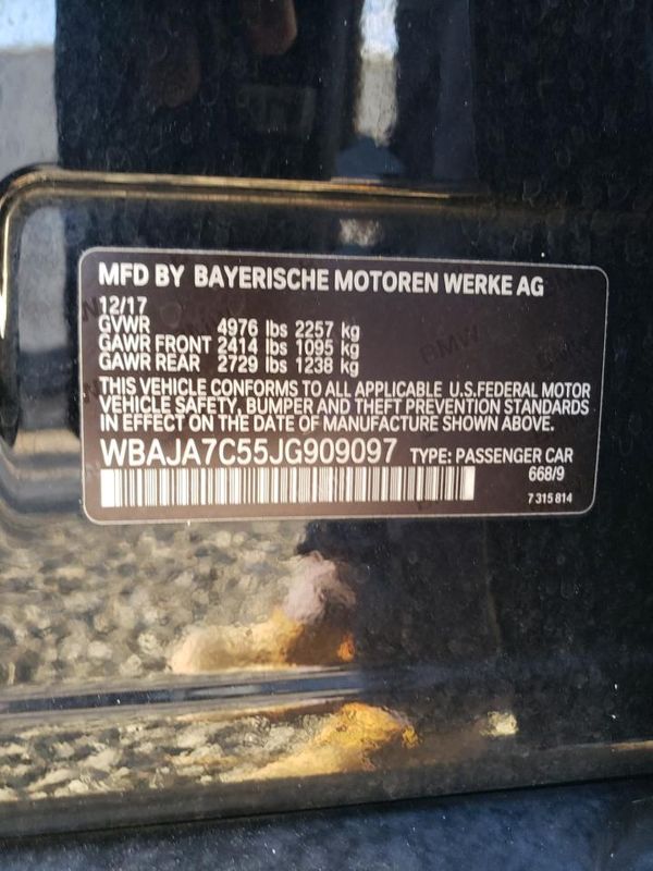 2018 BMW 530