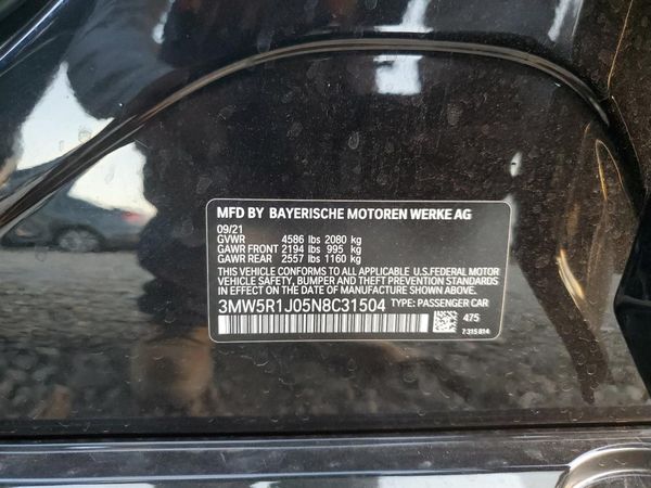 2022 BMW 330I