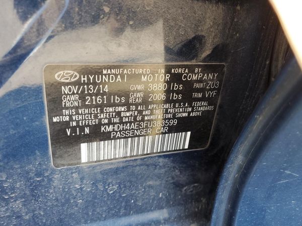 2015 HYUNDAI ELANTRA
