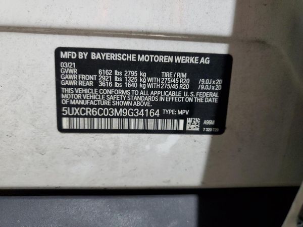 2021 BMW X5