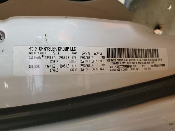 2014 DODGE GRAND CARAVAN