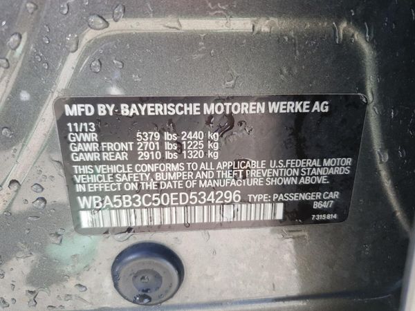 2014 BMW 535