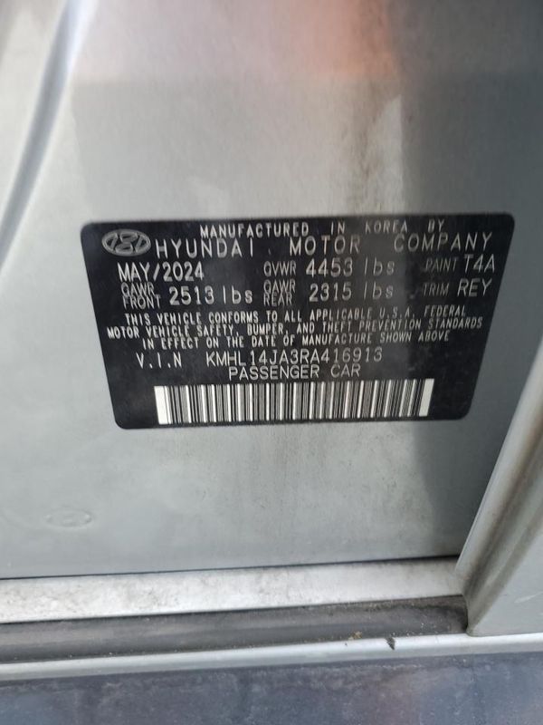 2024 HYUNDAI SONATA SEL w/ Convenience Pkg