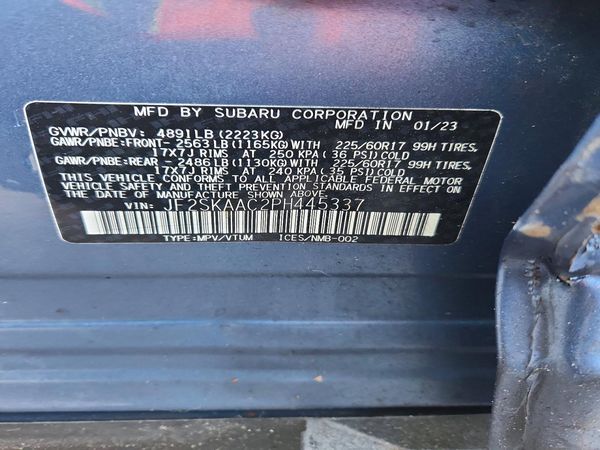 2023 SUBARU FORESTER