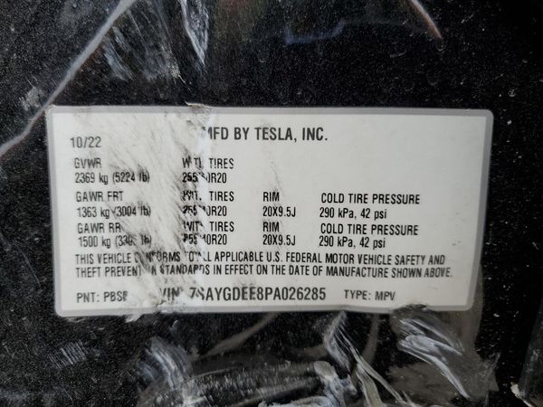 2023 TESLA MODEL Y