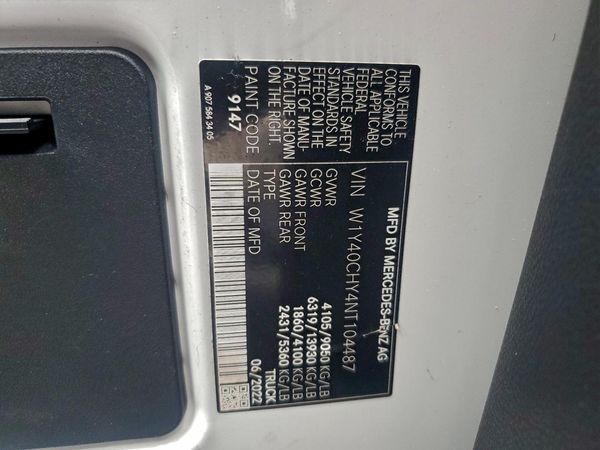 2022 MERCEDES-BENZ SPRINTER 2 907 (VS30)