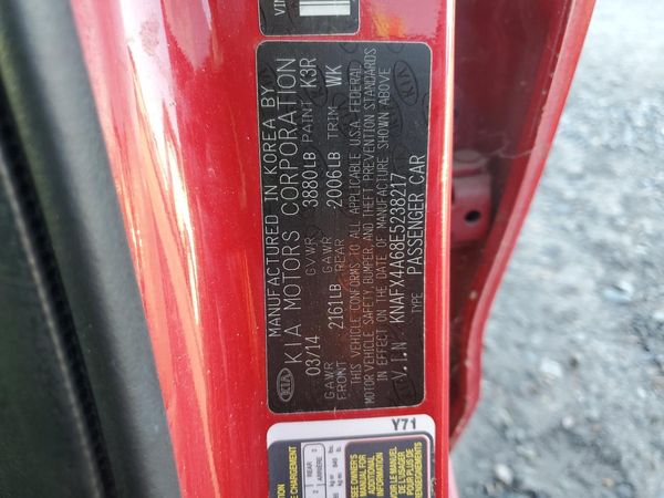 2014 KIA FORTE LX, EX
