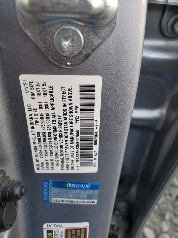 2021 HONDA CR-V