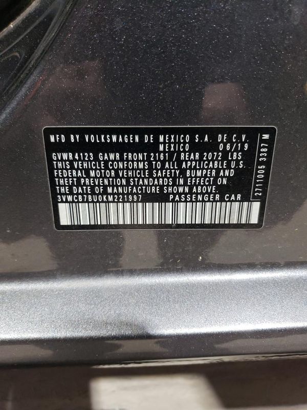 2019 VOLKSWAGEN JETTA