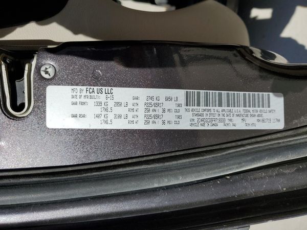 2015 DODGE GRAND CARAVAN SXT