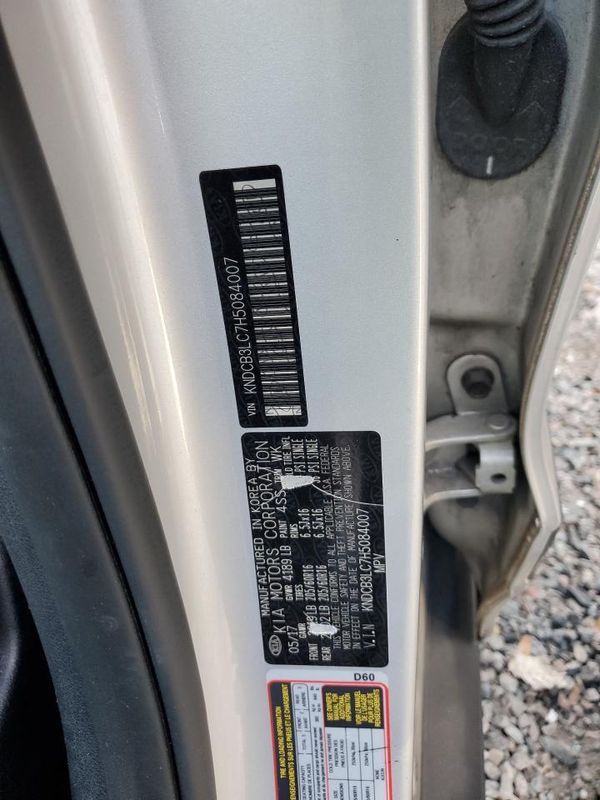 2017 KIA NIRO FE / LX / LX Tech — VINS