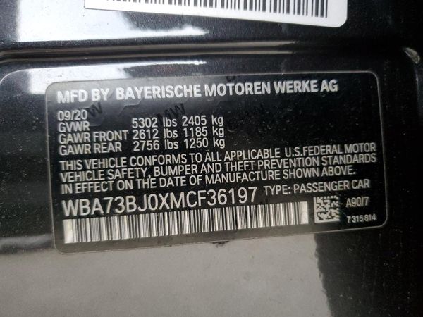2021 BMW 540