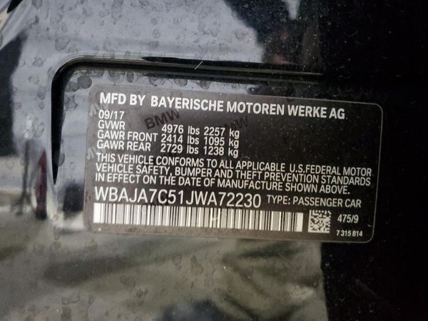 2018 BMW 530 xDrive