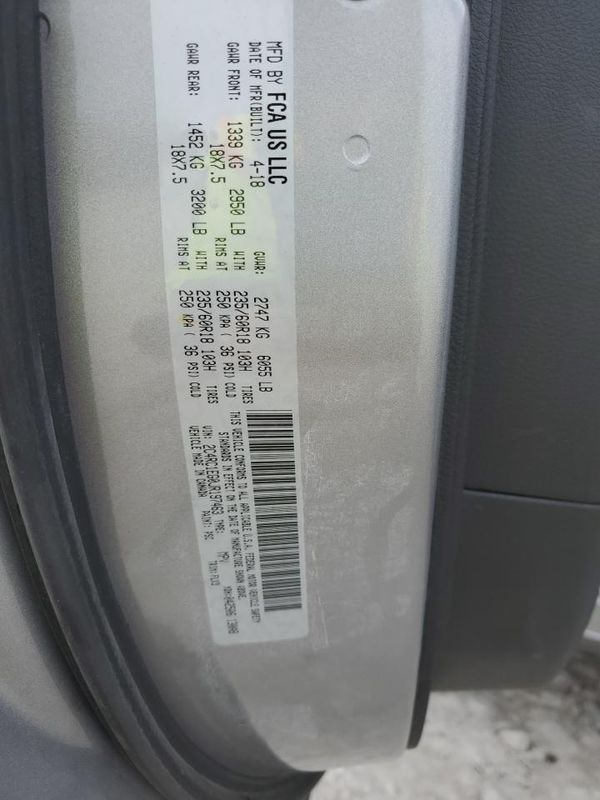 2018 CHRYSLER PACIFICA Touring L Plus