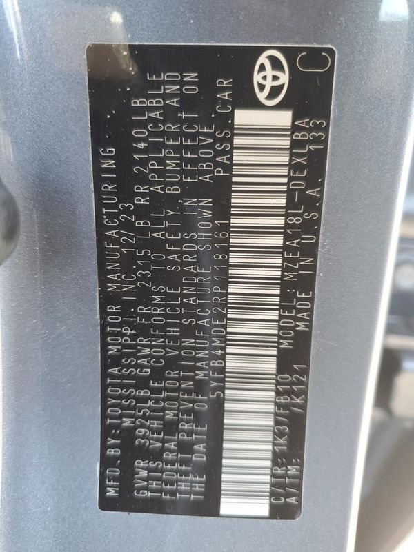 2024 TOYOTA COROLLA