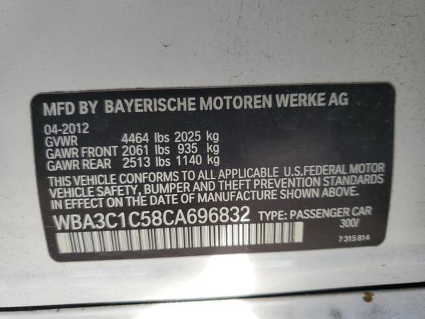 2012 BMW 328