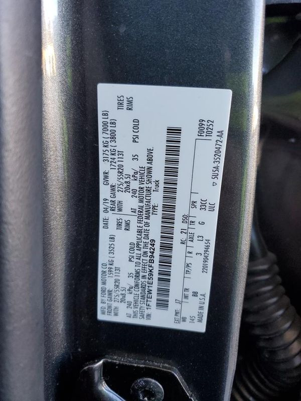 2019 FORD F150