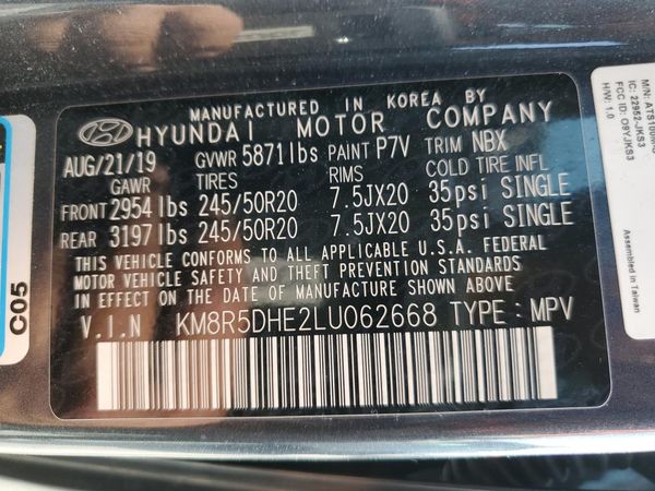 2020 HYUNDAI PALISADE