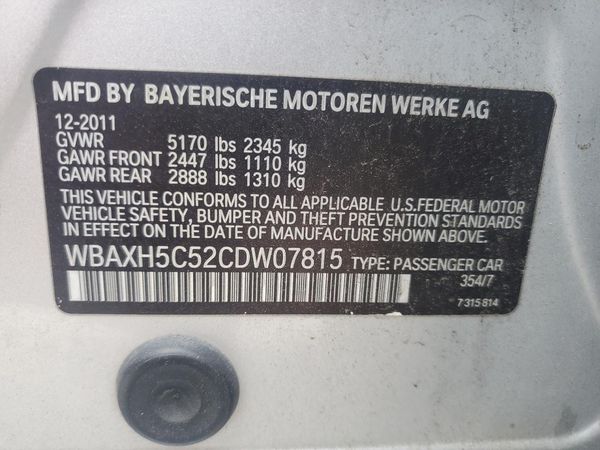 2012 BMW 528