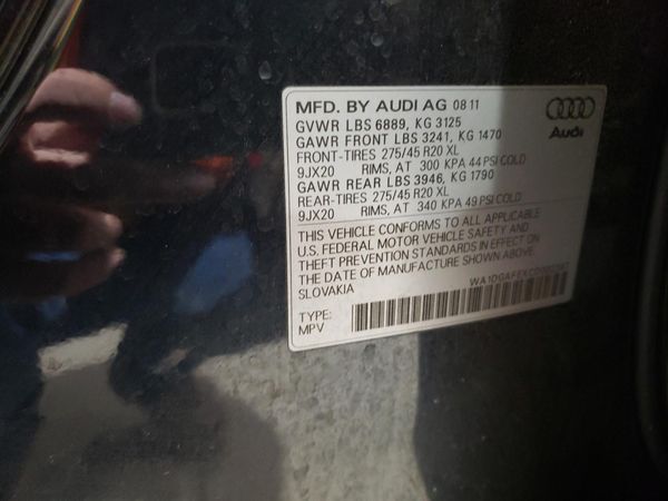 2012 AUDI Q7 S Line Prestige