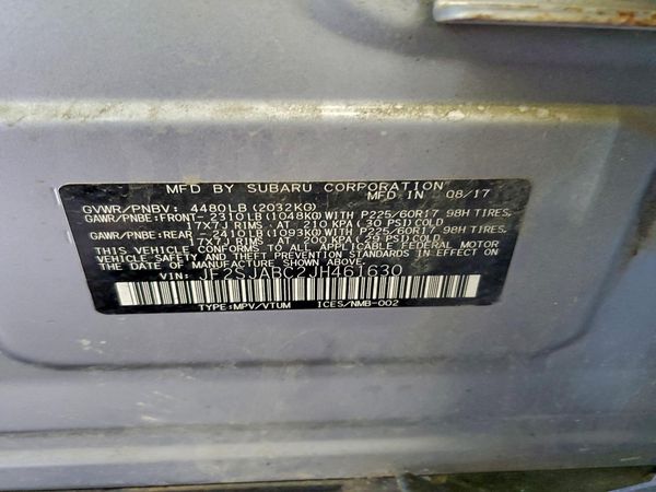 2018 SUBARU FORESTER Base P
