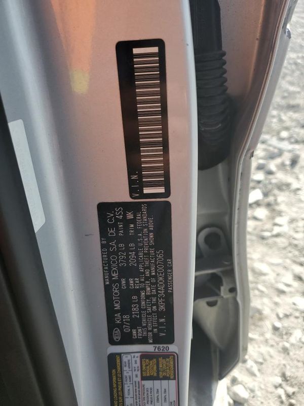 2019 KIA FORTE