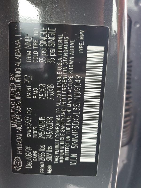 2025 HYUNDAI SANTA FE