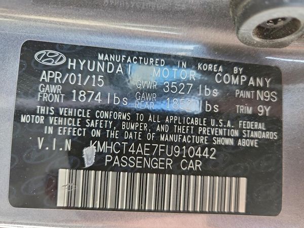 2015 HYUNDAI ACCENT GL(Middle-low)