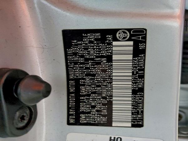 2015 TOYOTA COROLLA L/LE