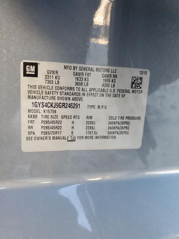 2016 CADILLAC ESCALADE