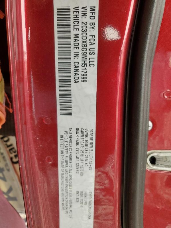 2021 DODGE CHARGER