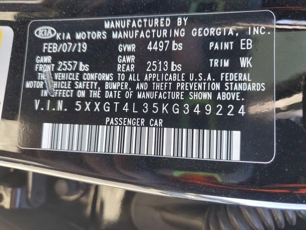 2019 KIA OPTIMA