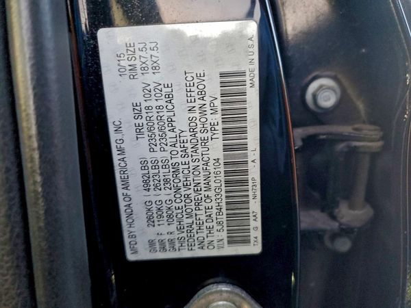 2016 ACURA RDX AWD