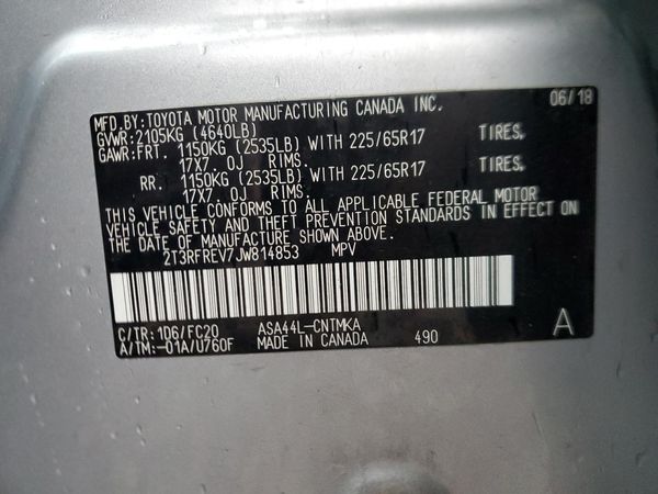 2018 TOYOTA RAV4 Adventure/XLE