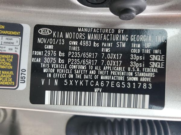 2014 KIA SORENTO Base/ LX