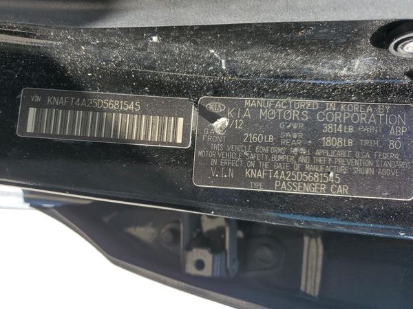 2013 KIA FORTE LX