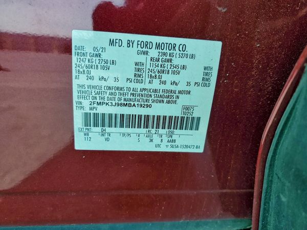 2021 FORD EDGE