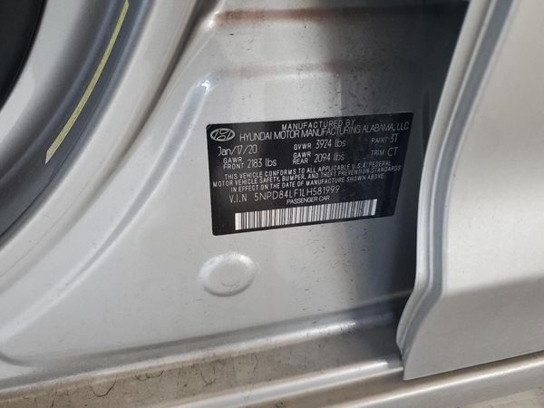 2020 HYUNDAI ELANTRA